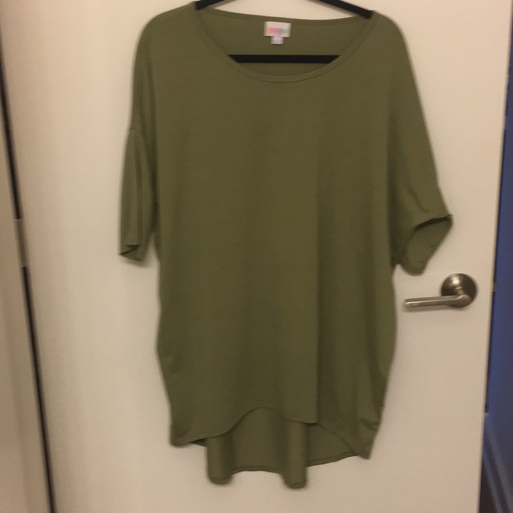 Pretty green L Lularoe Irma